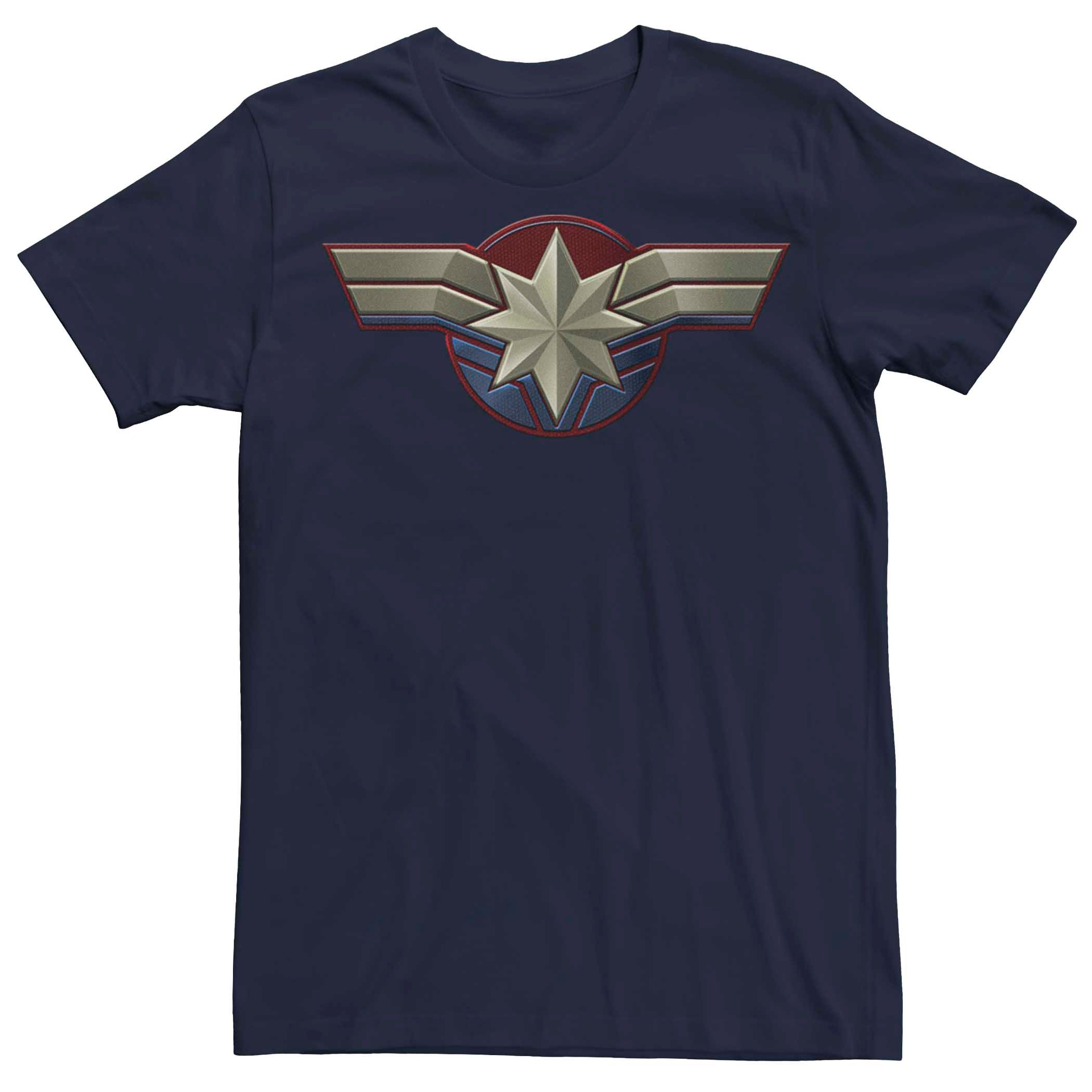 цена Мужская футболка с логотипом в костюме Капитана Марвел Marvel Licensed Character
