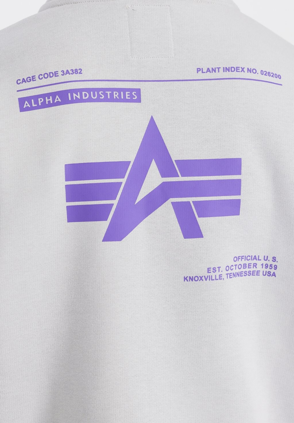 

Толстовка с капюшоном LOGO BP Alpha Industries, светло-серый
