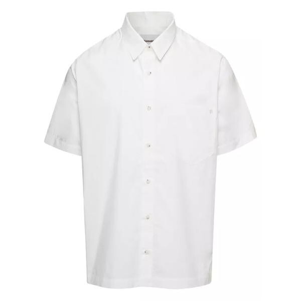 

Футболка adam' short sleeve shirt with tonal letter e Nanushka, белый