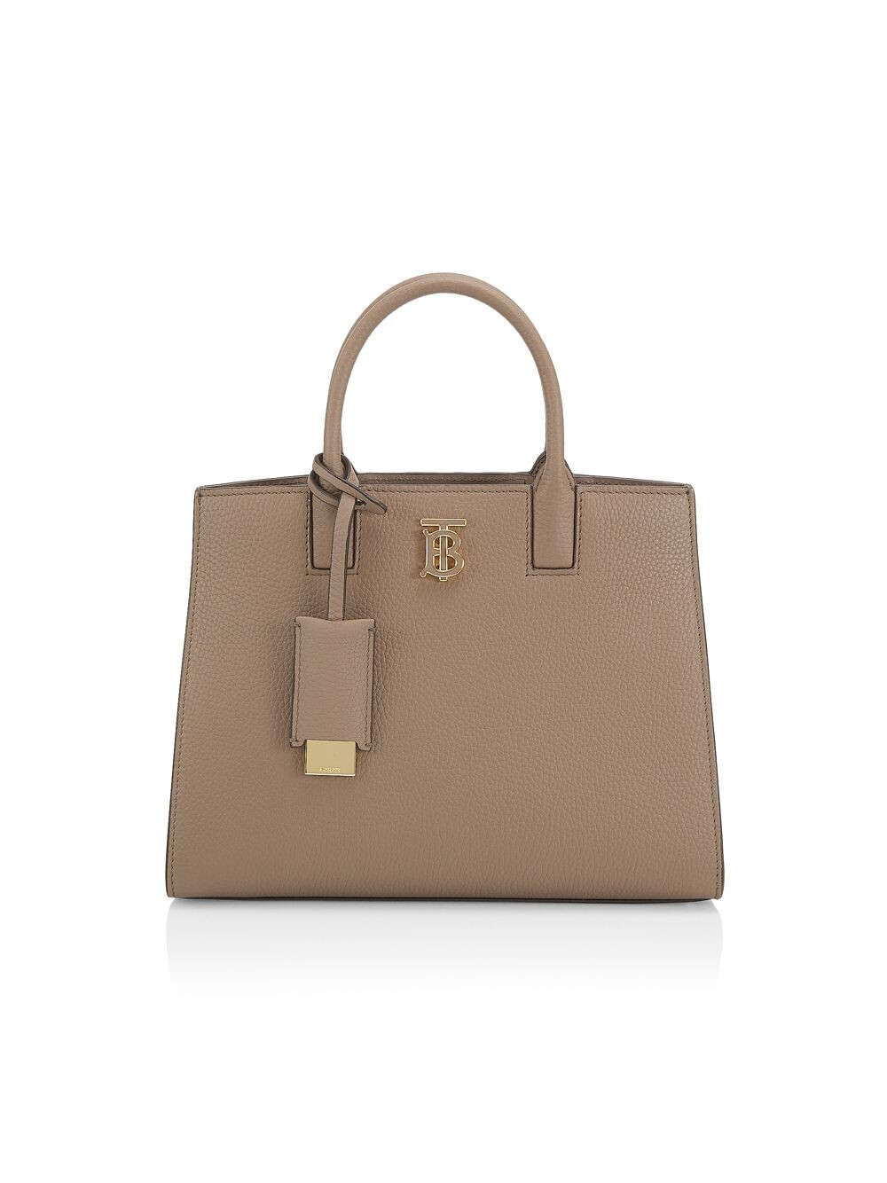 

Кожаная сумка Mini Frances с верхней ручкой Burberry, коричневый