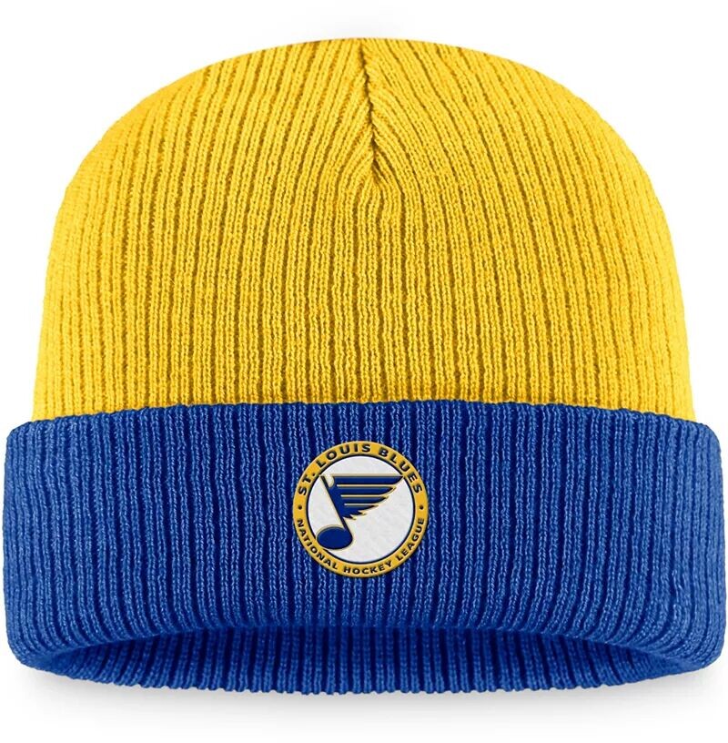 

Винтажная золотистая шапка с манжетами NHL St. Louis Blues