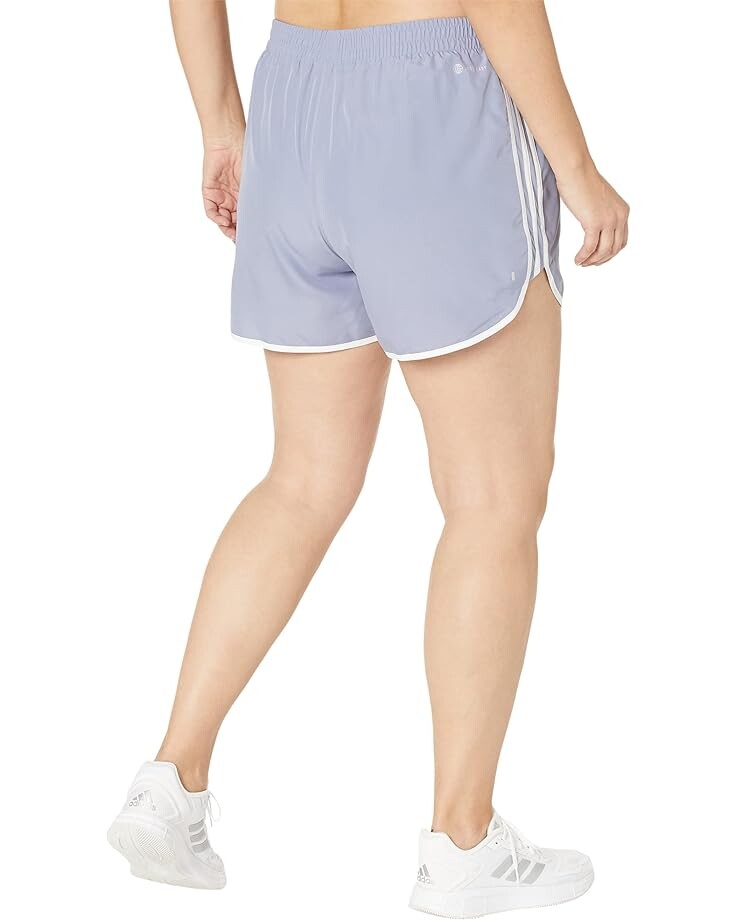

Шорты Adidas Plus Size Marathon 20 Running Shorts, цвет Silver Violet