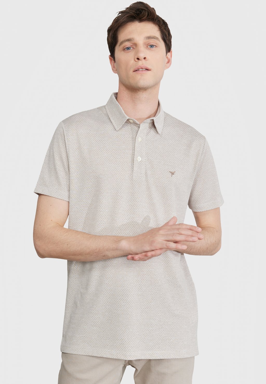 Рубашка-поло AC&CO / ALTINYILDIZ CLASSICS, цвет Slim Fit T-Shirt (Jacquard) футболка с принтом jacquard ac