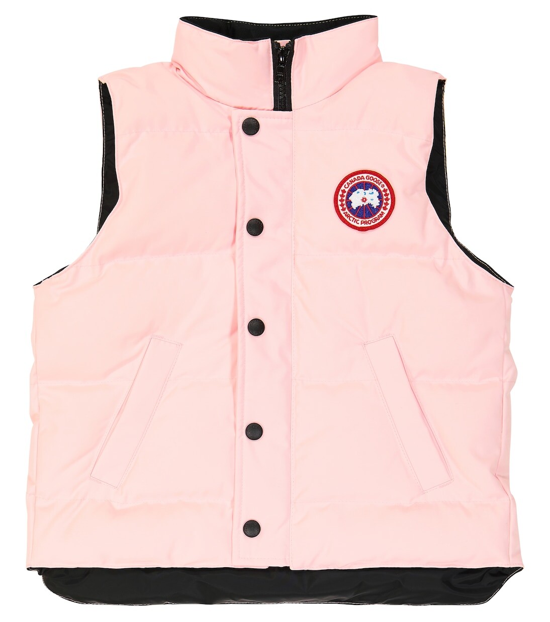 Пуховик vanier Canada Goose Kids, розовый пуховик vanier canada goose kids черный