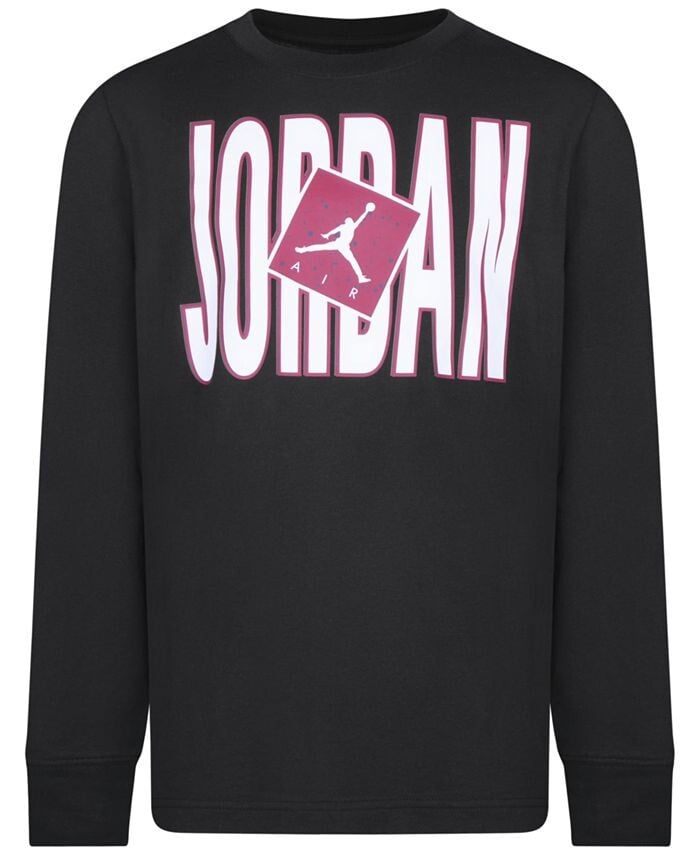 

Футболка с длинным рукавом Big Boys Jordan, черный