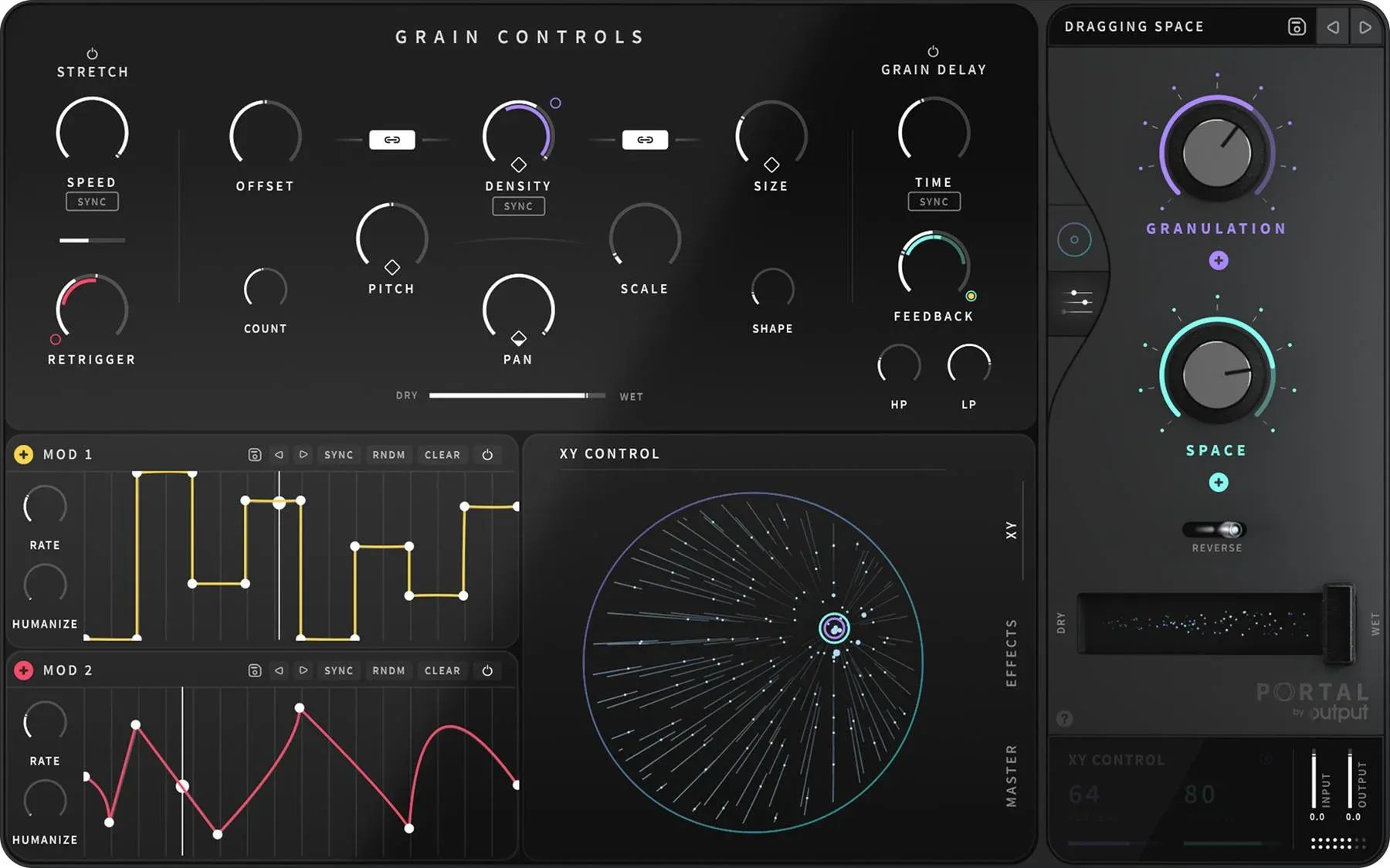 Плагин имитация. Output Portal VST. Гранулярный синтезатор VST. VST FX. Минималистичный синтезатор VST.