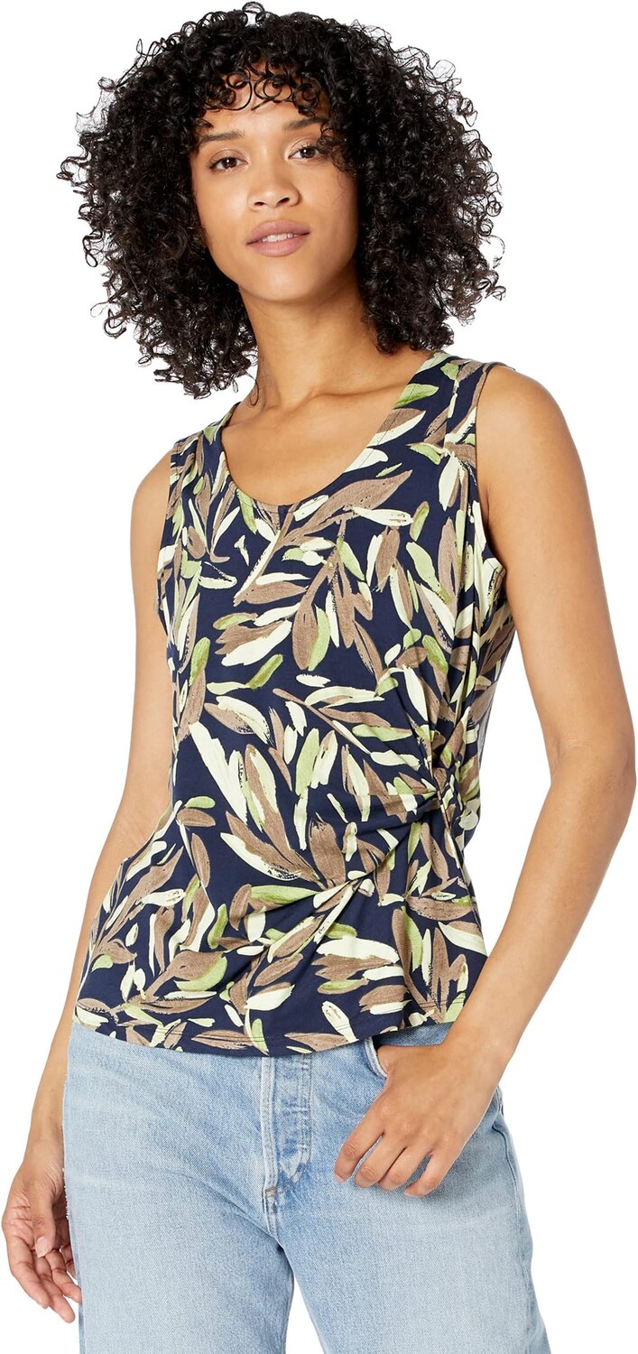 

Топ NIC+ZOE Tropics Tank, цвет Green Multi