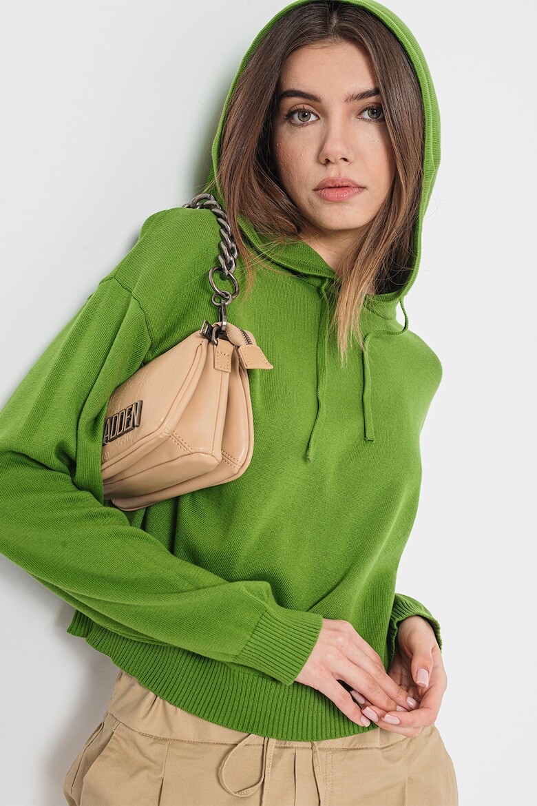 

Хлопковая толстовка с заниженными рукавами United Colors Of Benetton, зеленый