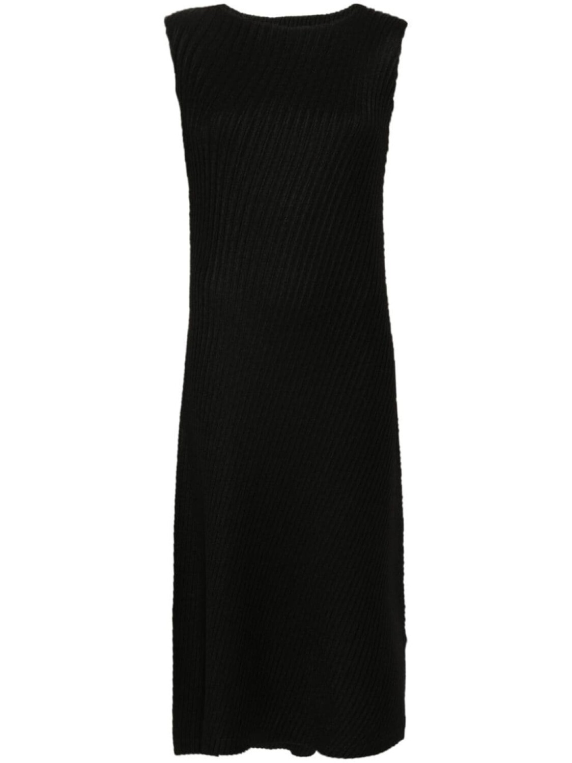 

Issey Miyake плиссированное платье асимметричного кроя, черный