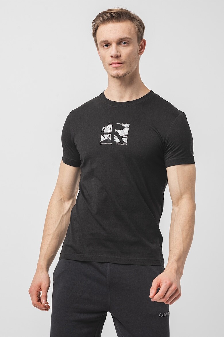 

Футболка с логотипом Calvin Klein Jeans, черный