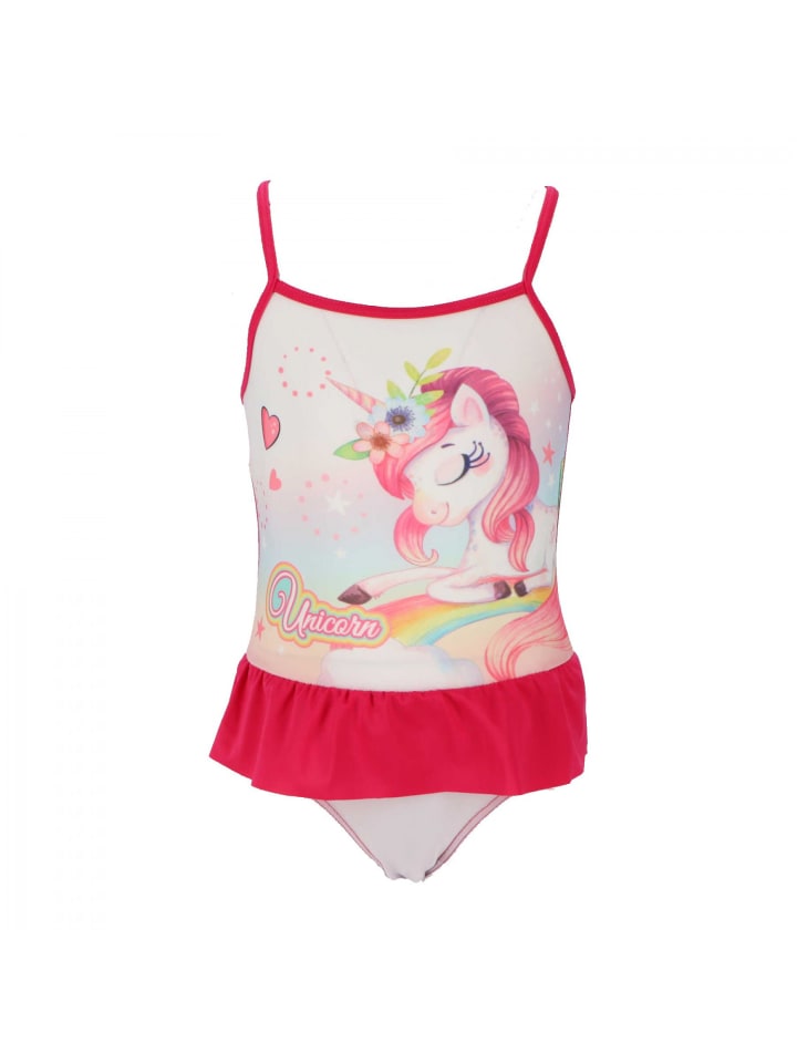 

Купальник COFI 1453 Unicorn für Mädchen Schwimmkleidung Badebekleidung, красный