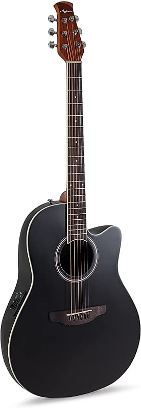 цена Акустическая гитара Ovation Applause Mid-depth Acoustic-Electric Guitar - Satin Black