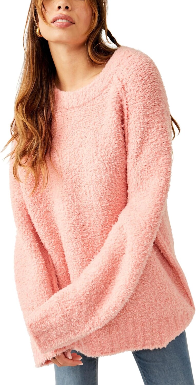 

Свитер-туника Тедди Free People, цвет Pale Rosette