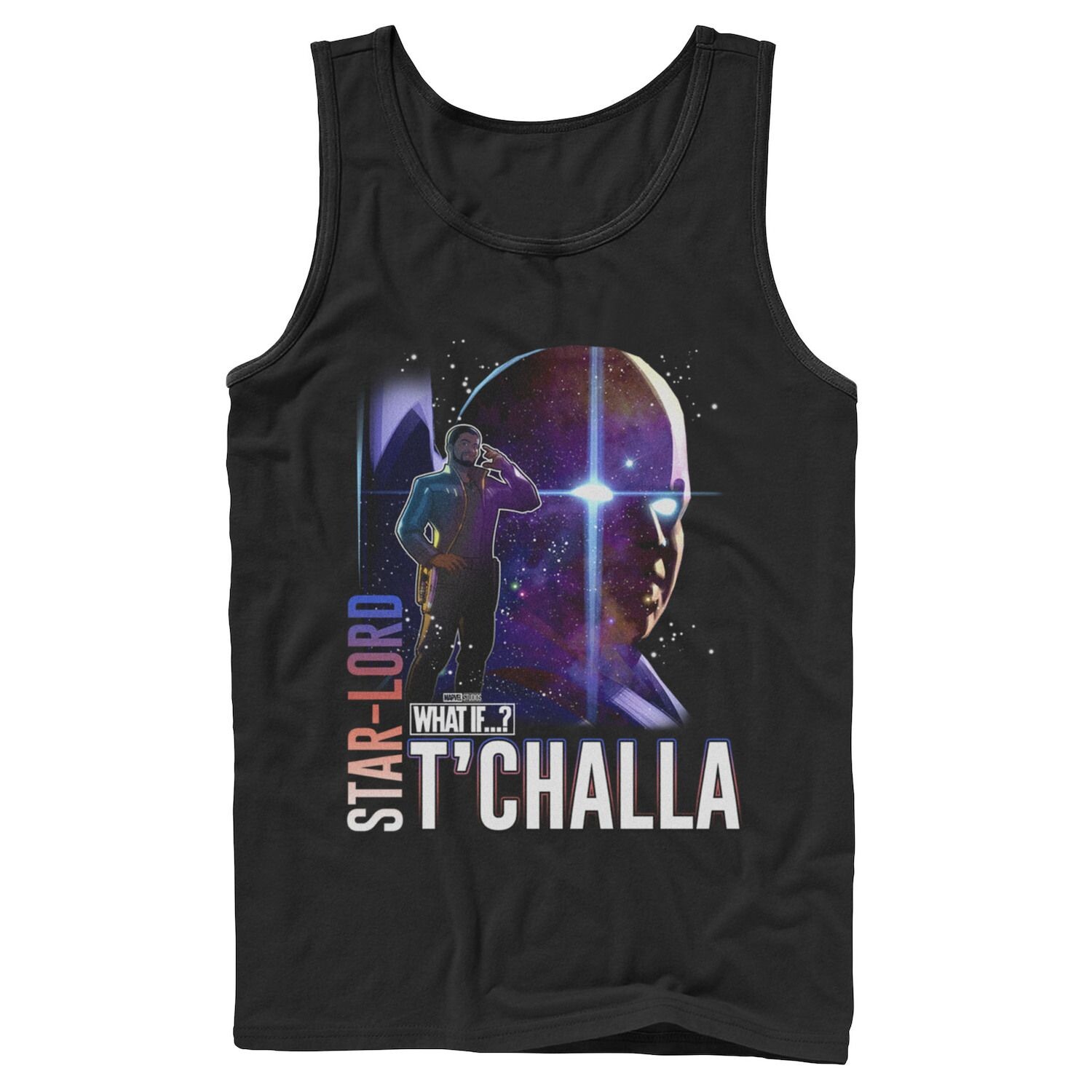 

Мужской свитшот с плакатом Marvel What If Star Lord T'Challa and Watcher Licensed Character