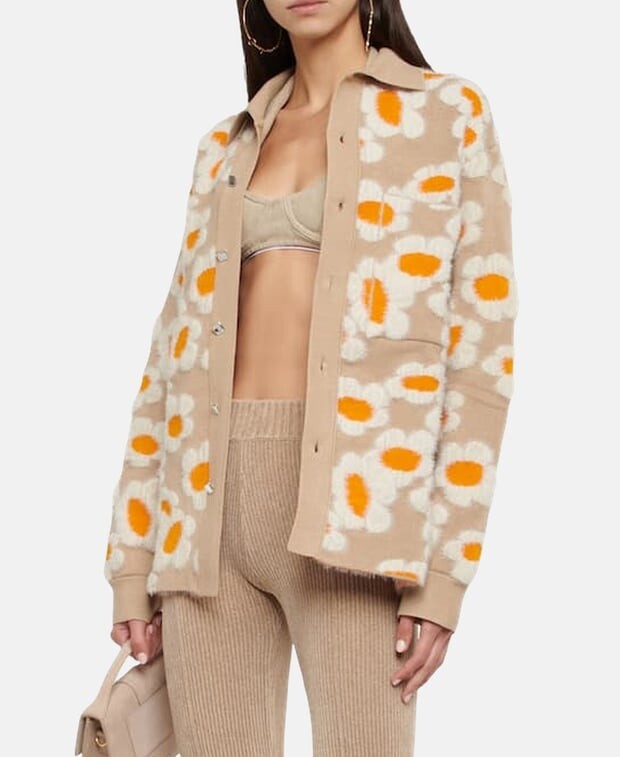

Льняной топ Jacquemus, мох