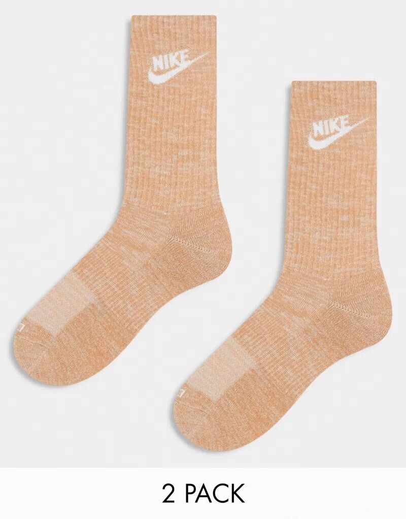 

Комплект из двух оранжевых мягких носков Nike Everyday Plus