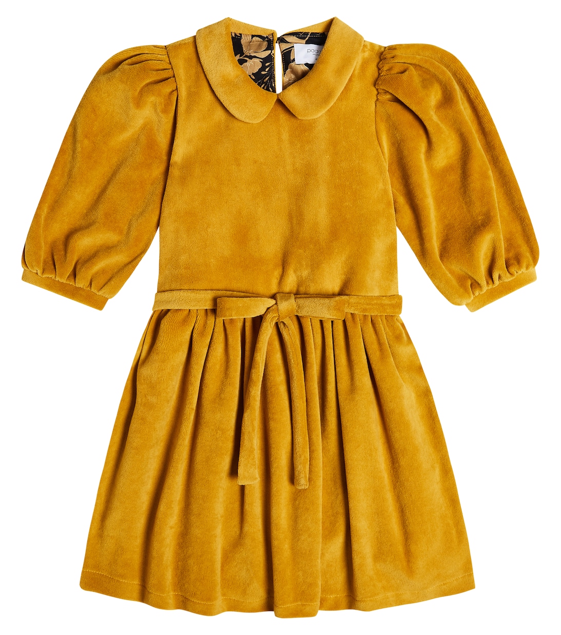 Бархатное платье с вышивкой Paade Mode, желтый платье eleni viare бархатное с вышивкой 50 размер новое
