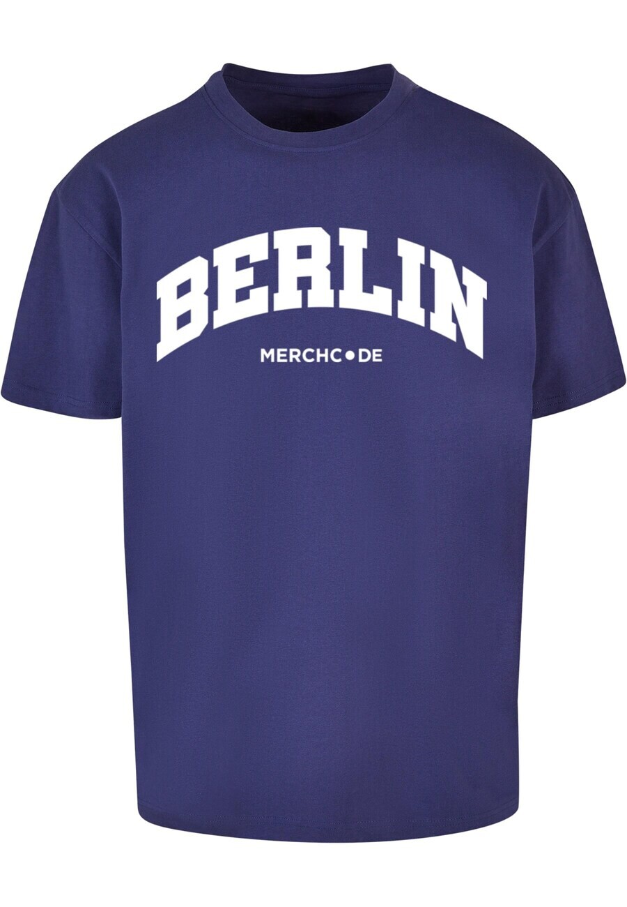 

Футболка Merchcode BERLIN, темно-синий