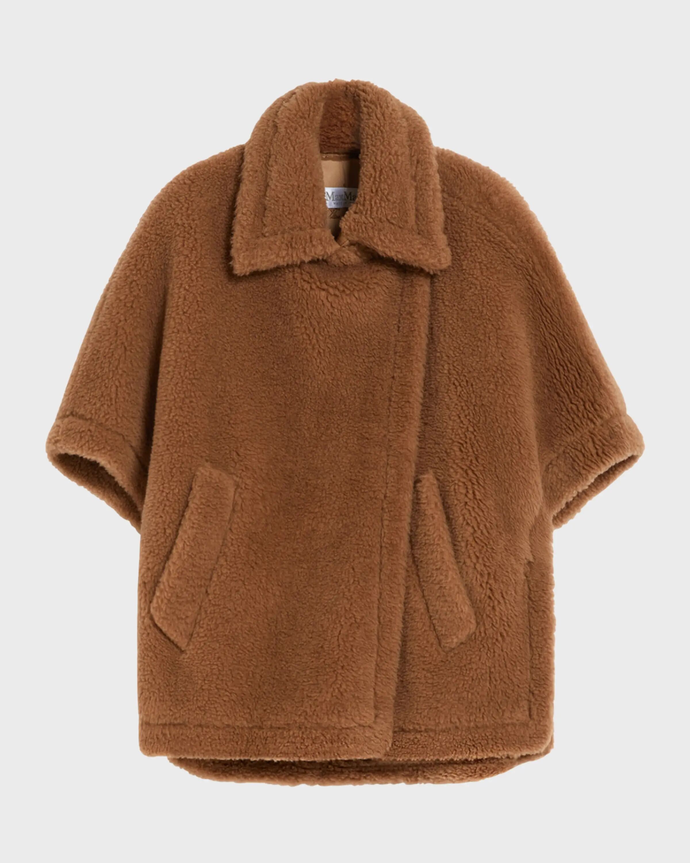 

Кейп Тедди из верблюжьей шерсти Tebe Max Mara, цвет Camel