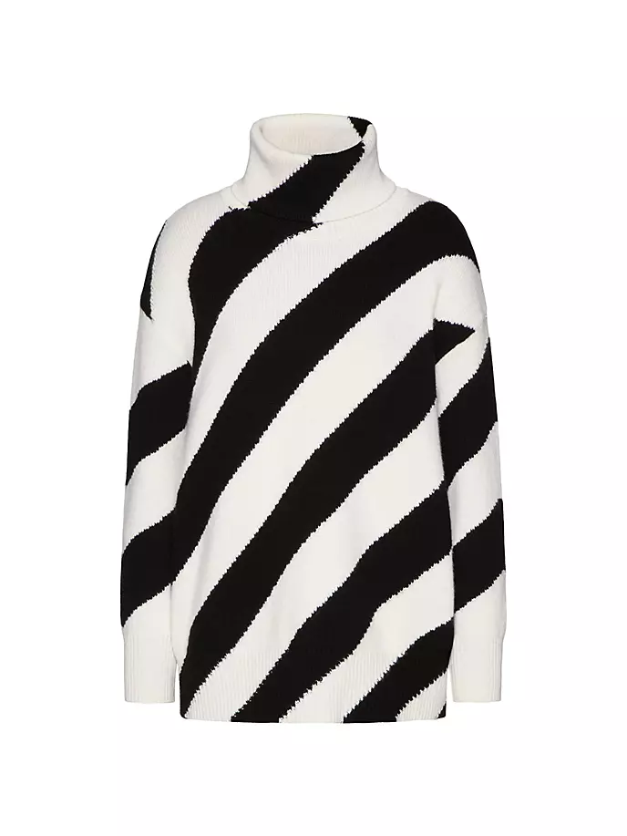 

Шерстяной свитер Valentino Garavani, цвет ivory black