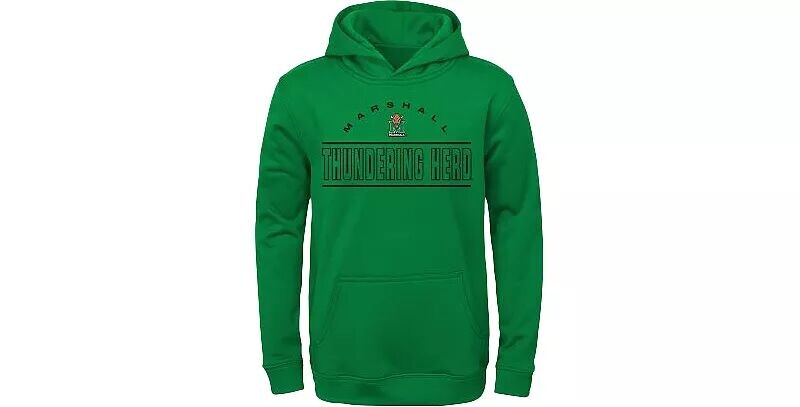 

Яркая зеленая толстовка Gen2 Youth Marshall Thundering Herd