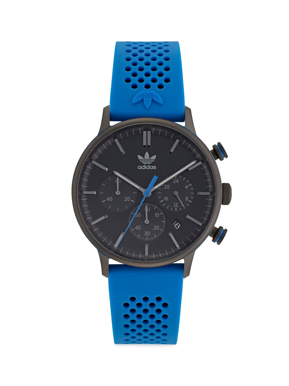 

Часы Code 1 Chronograph с силиконовым ремешком adidas, синий