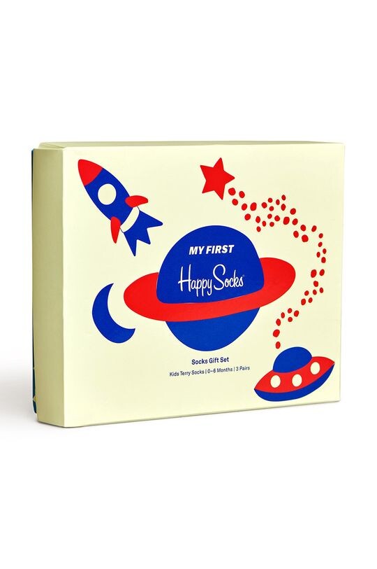 

3 пары детских носков Happy Socks, мультиколор