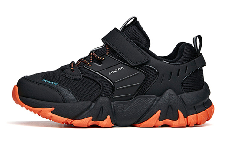 

Детские кроссовки GS Low-top черные/флуоресцентные супер-оранжевые Anta Kids