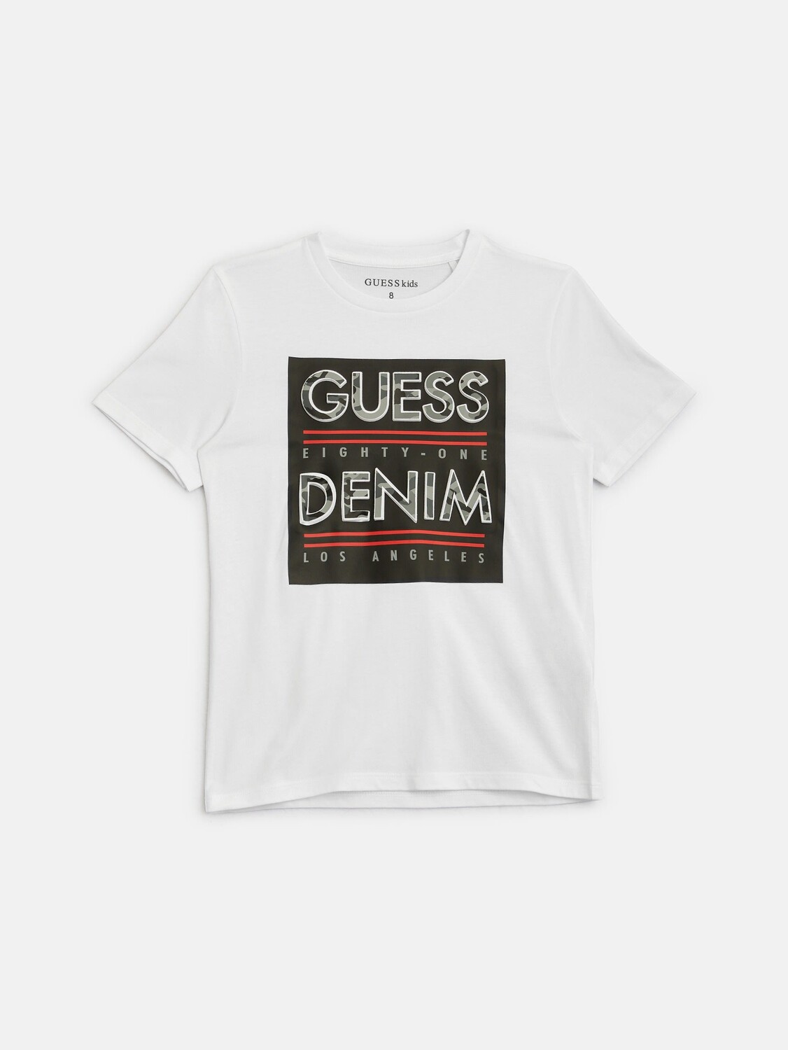 

Футболка с логотипом Kalin (7–16) Guess Factory, цвет Pure White