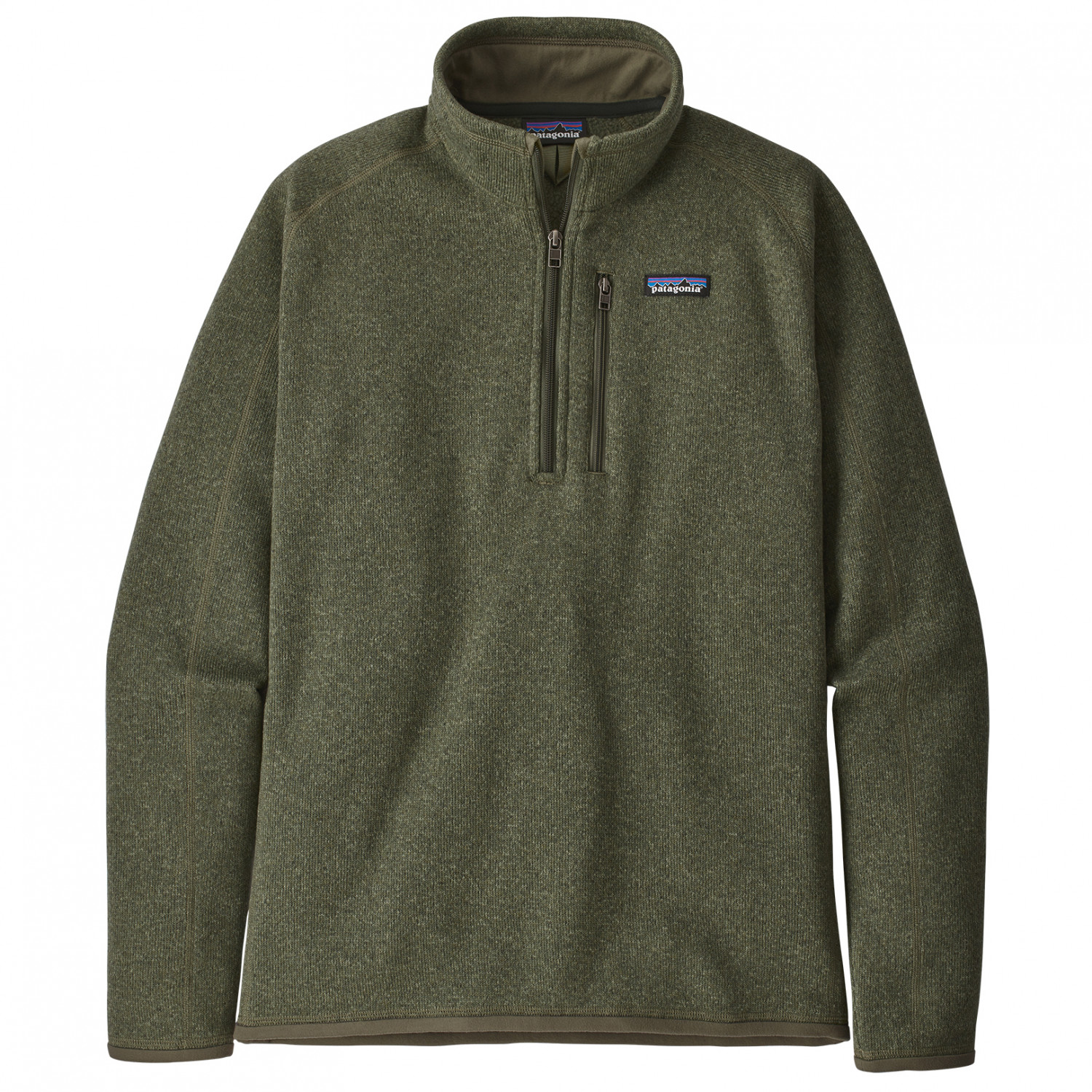 Флисовый свитер Patagonia Better 1/4 Zip, цвет Industrial Green цена и фото