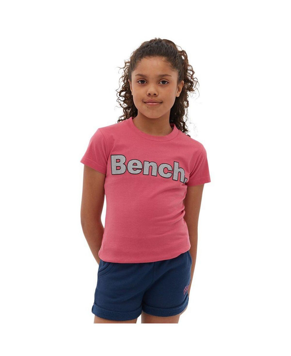 

Футболка для девочек Leora цвета Bright Rose Bench