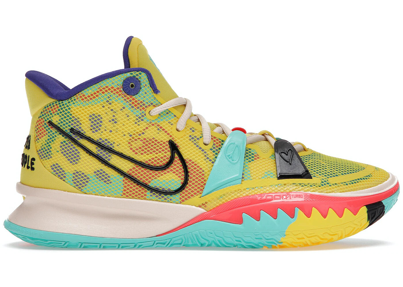 

Кроссовки Nike Kyrie 7 1 World 1, желтый