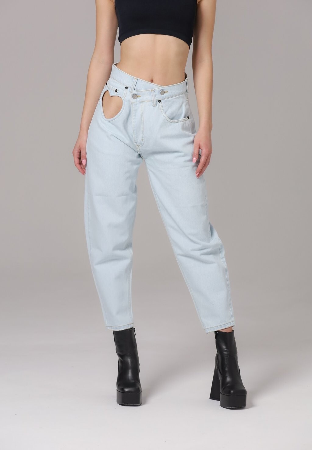 

Джинсы Tapered Fit Seven Love #GISAR, цвет light blue denim