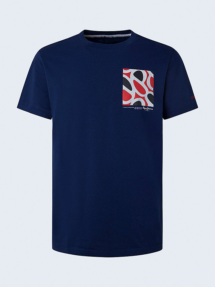 

Футболка Pepe Jeans, темно-синий