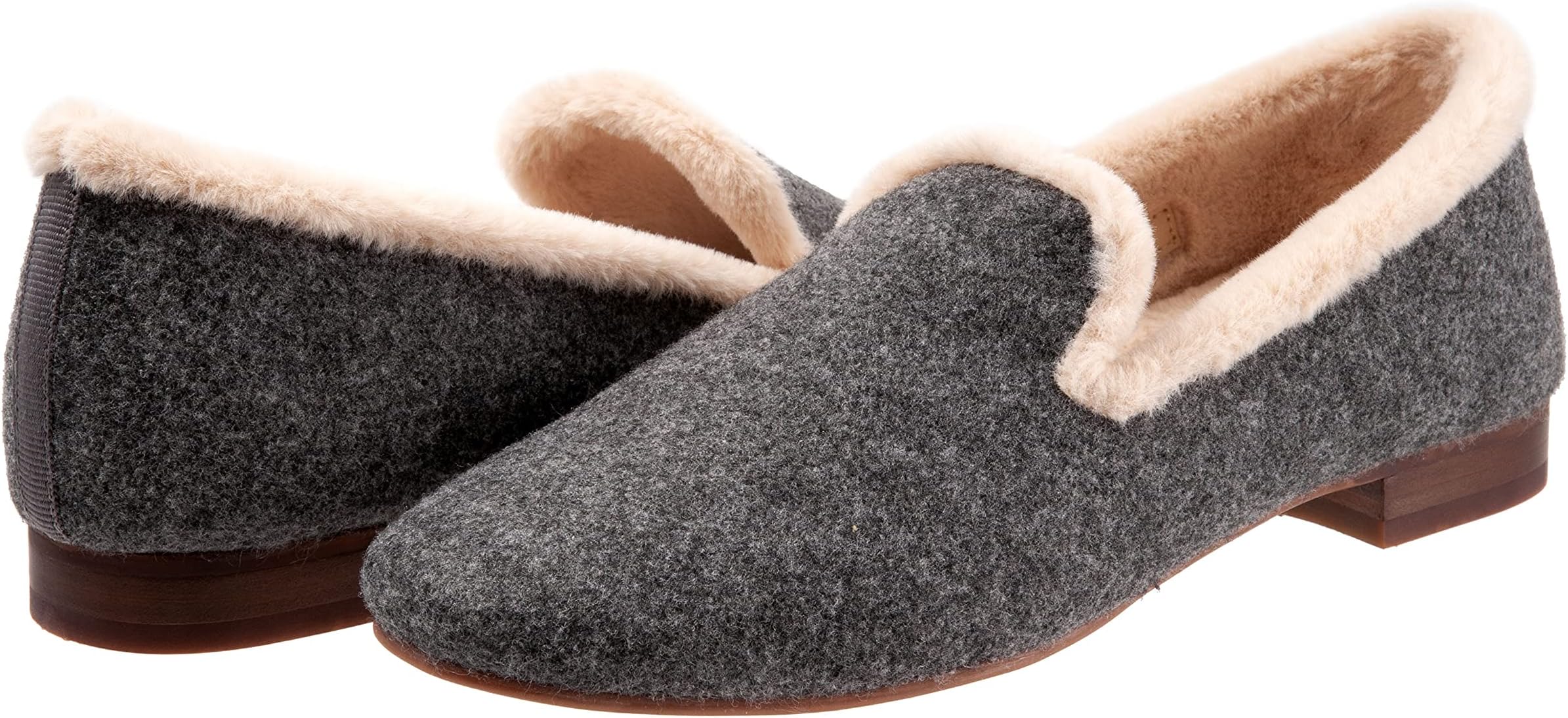 Лоферы Glory Trotters, цвет Grey Felt