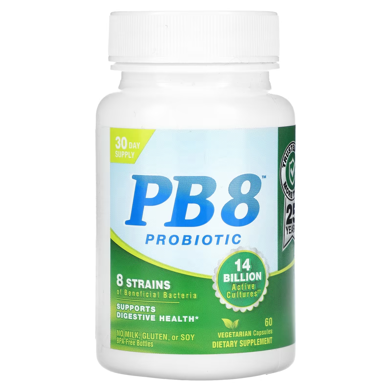 Пробиотик Nutrition Now PB8, 60 вегетарианских капсул nutrition now pb 8 пробиотик 14 млрд 120 капсул