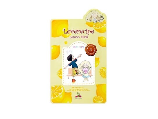 

Целлюлозная осветляющая тканевая маска «Лимон», 20 мл Sally's Box, LoverecipE