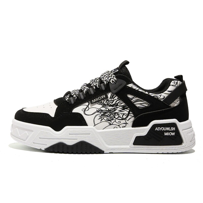 

Кроссовки MIIOW Trend Party Series Skateboarding Shoes Unisex Low-top, бордовый