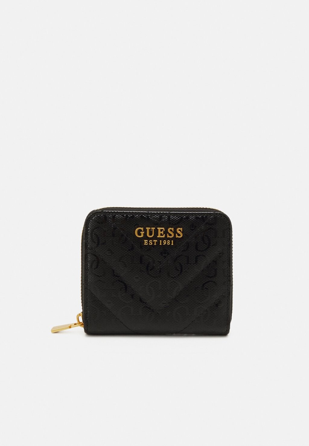 

Кошелек Jania Small Zip Around Guess, черный