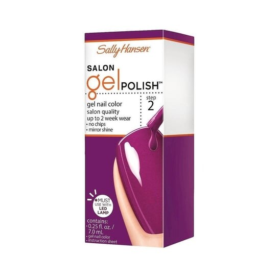 

Лак для ногтей, 252 Polished Purple, 7 мл Sally Hansen, Salon Gel Polish Step 2