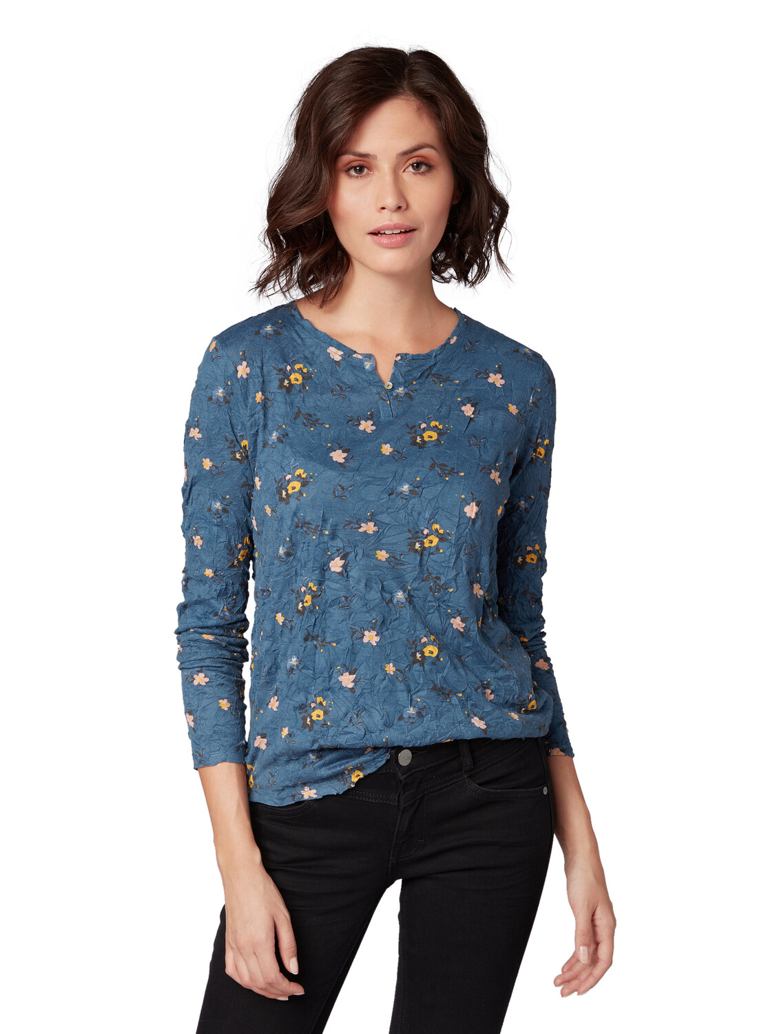 

Рубашка Tom Tailor Tom Tailor Bluse dünnes, синий