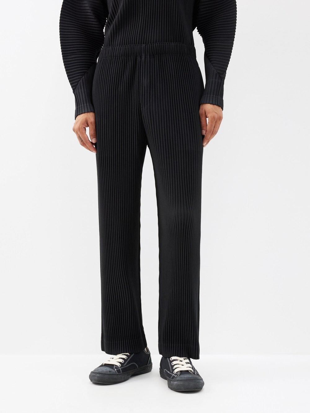 

Брюки со складками Homme Plissé Issey Miyake, черный