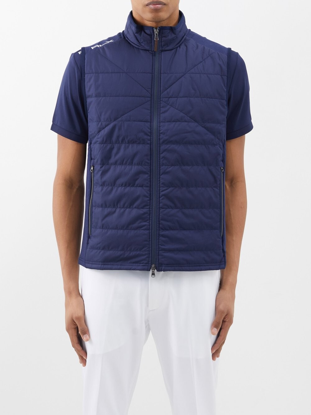 

Гибридный стеганый жилет Polo Ralph Lauren, синий