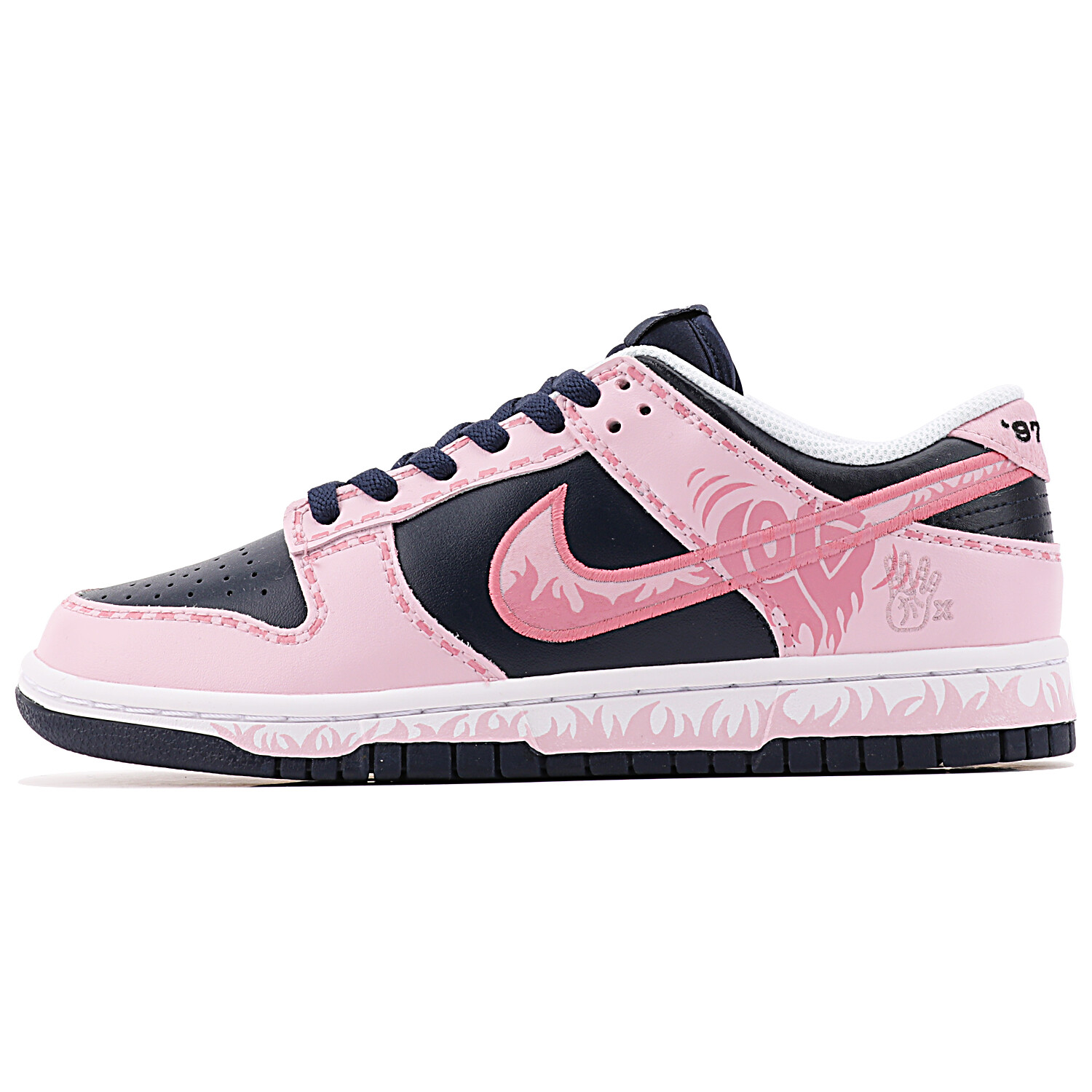 

Кроссовки Nike Dunk Skateboarding Shoes Women's Low-top Pink/Blue, розовый