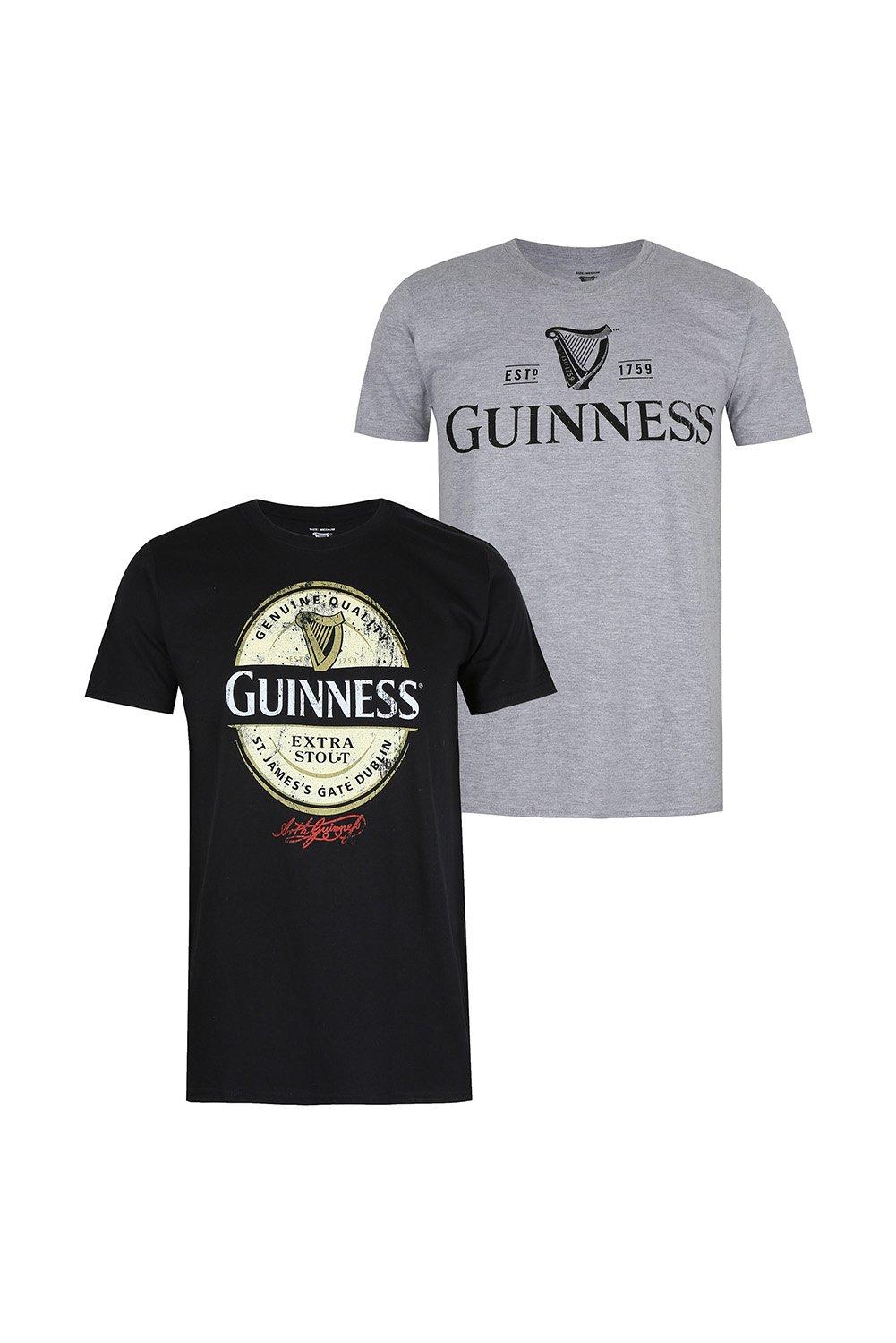 Набор из 2 мужских футболок Guinness, мультиколор