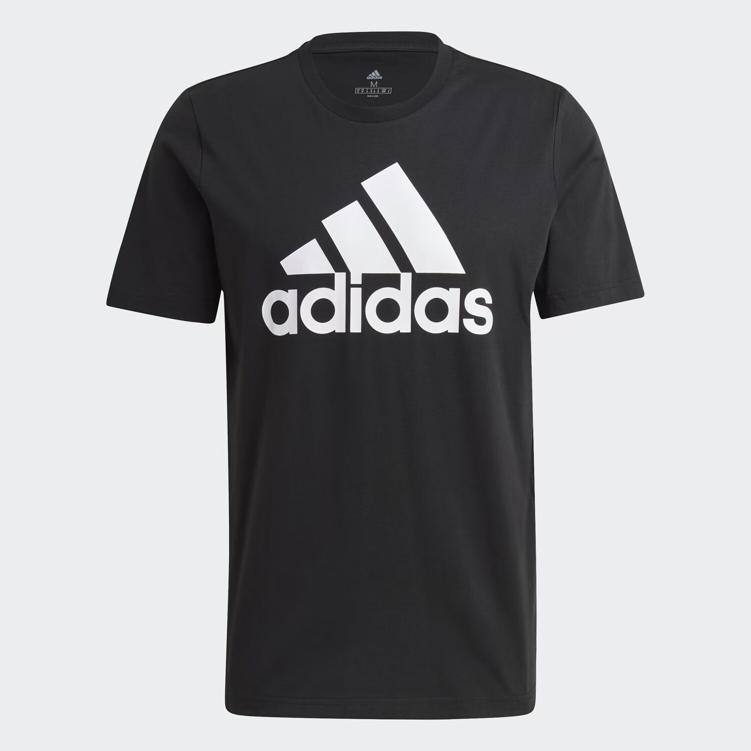 

Футболка с большим логотипом Essentials Adidas, цвет Black/White