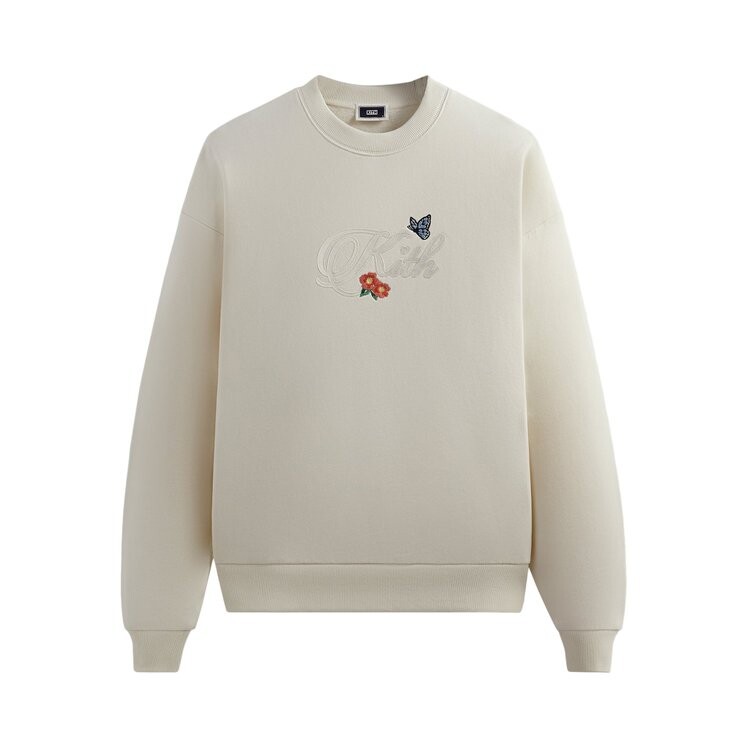 

Толстовка Kith Script Nelson Crewneck, кремовый