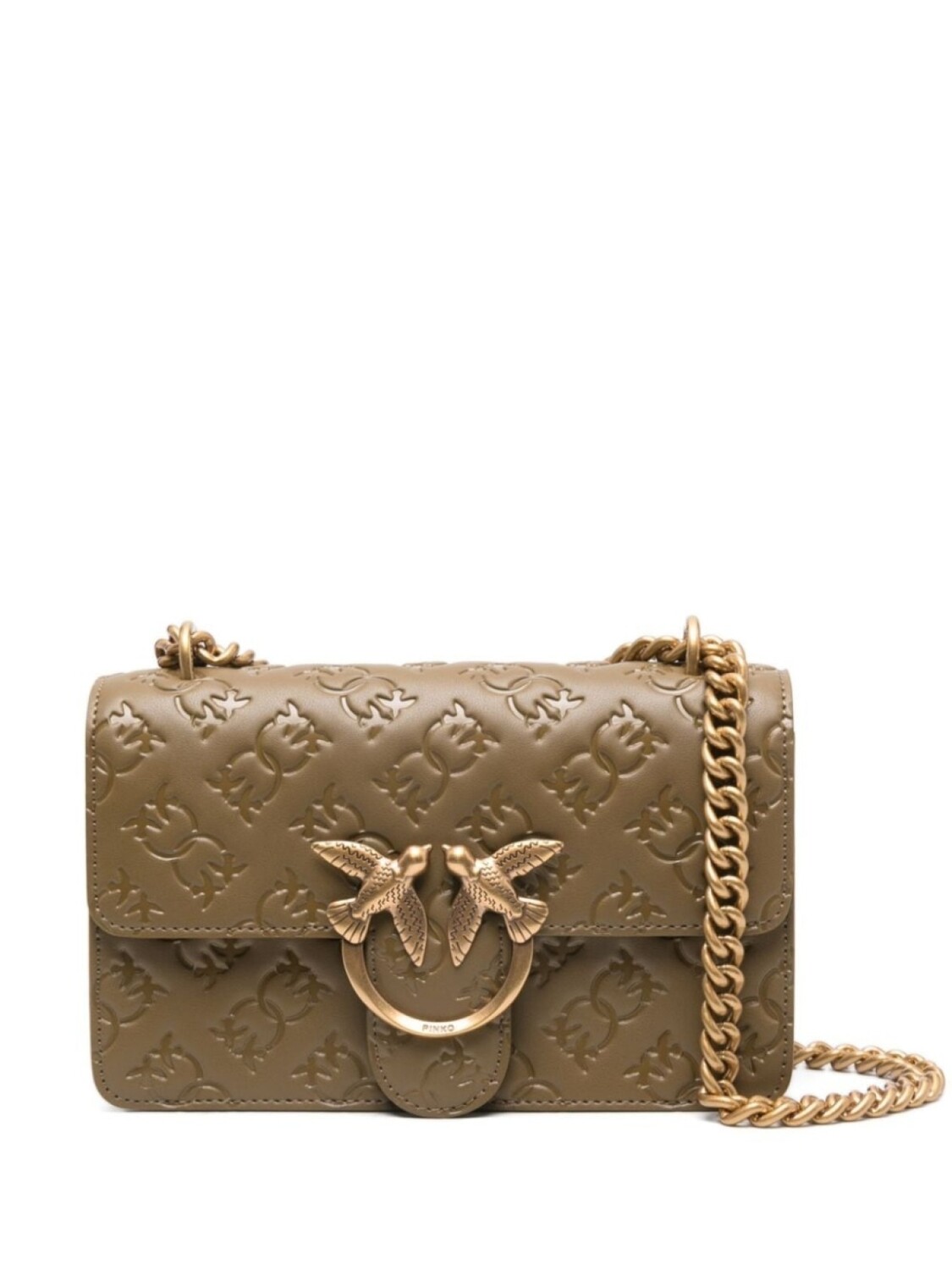 

Сумка через плечо PINKO mini Love, коричневый