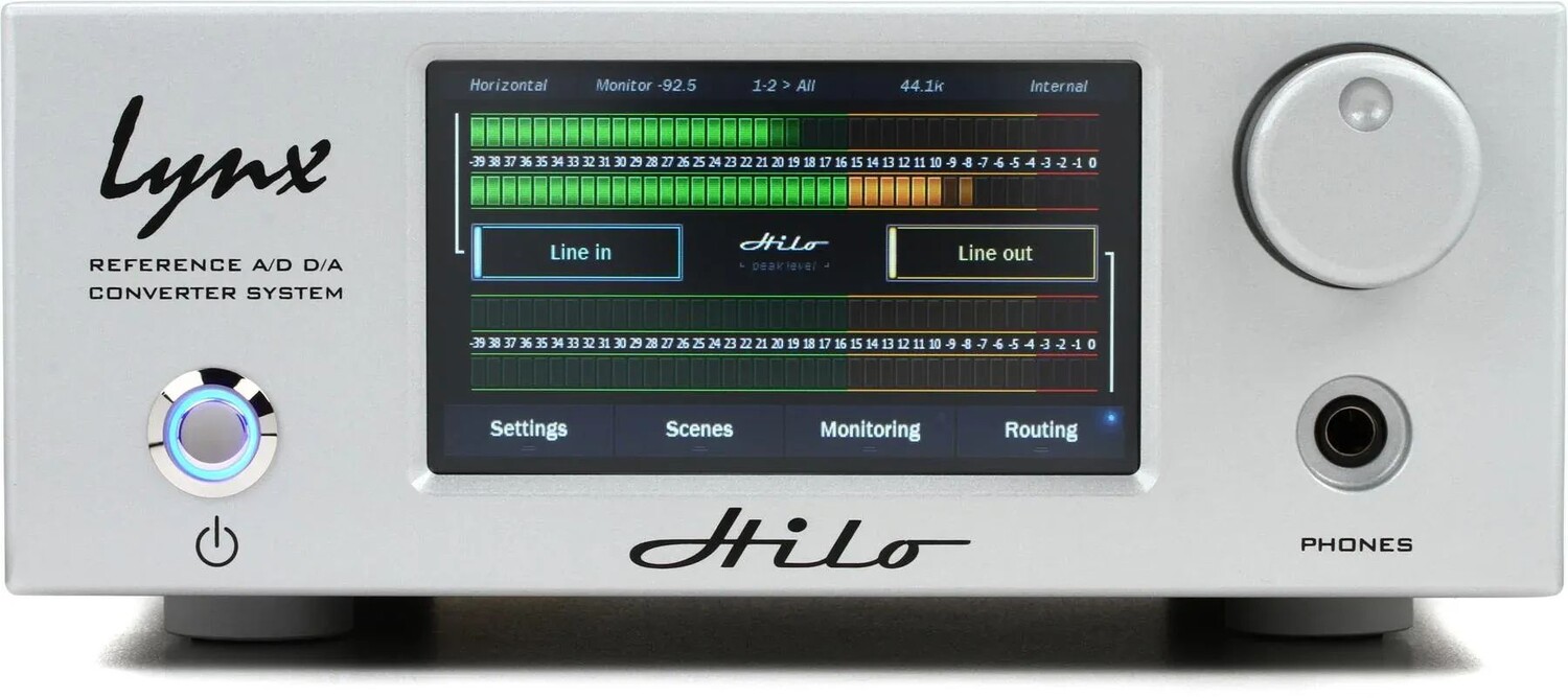 

АЦП и ЦАП Lynx Hilo с Thunderbolt 3 — серебристый