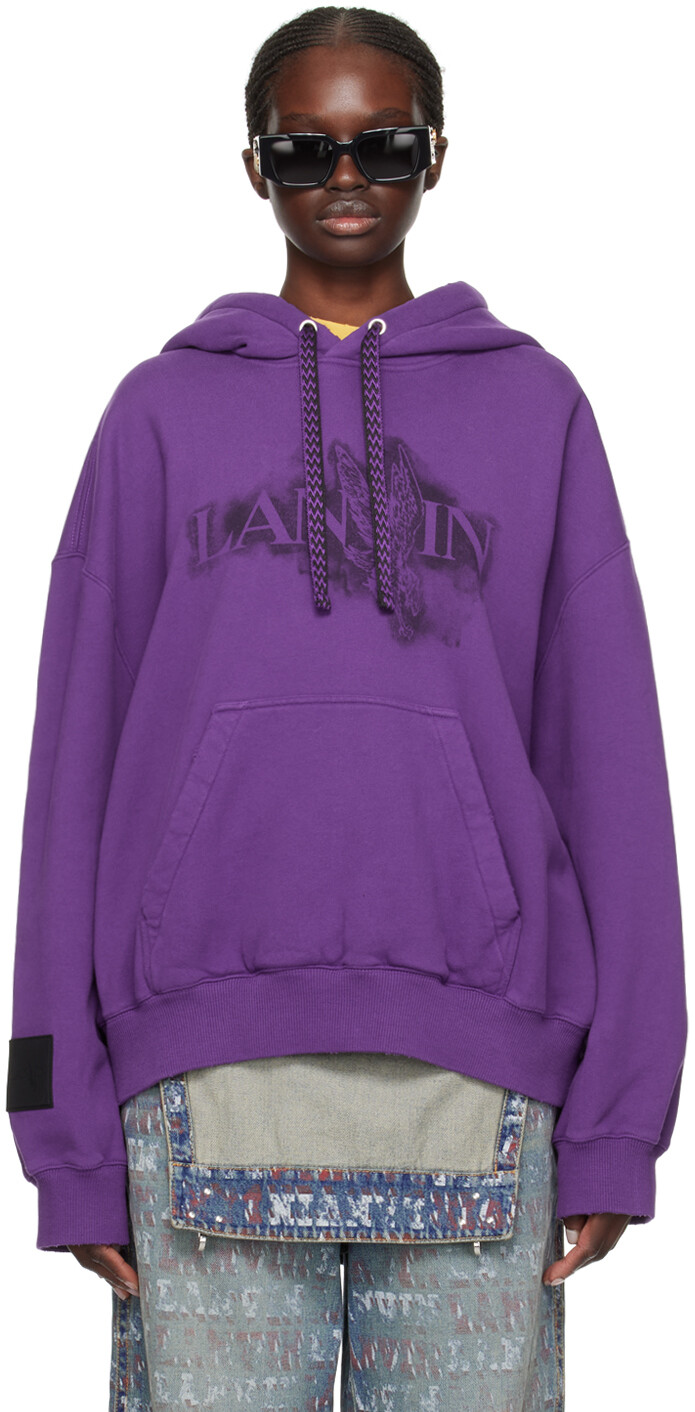 

Фиолетовый мешковатый худи Future Edition Lanvin